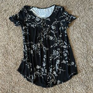 Floral print tunic